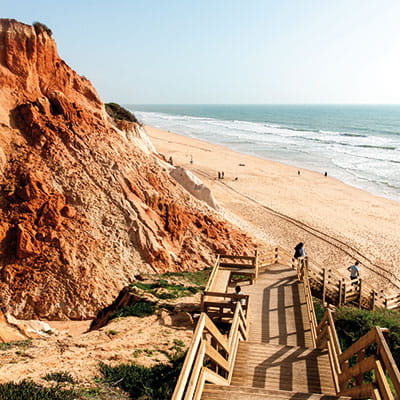 Views across the beach at Falésia Vilamoura